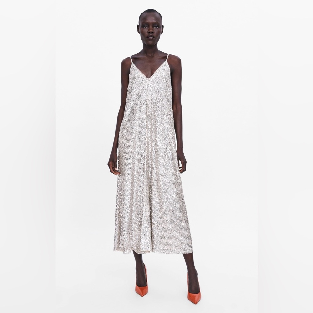 Zara Sequin Dress w/ Pockets